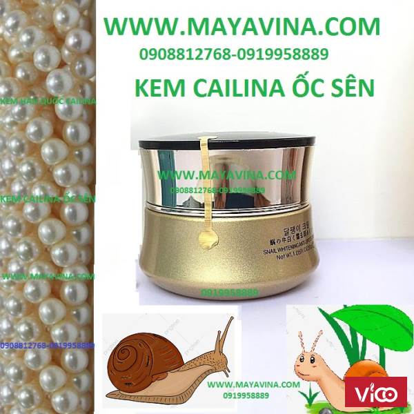 KEM CAILina ỐC SÊN ĐẶC TRỊ NÁM TÀN NHANG DƯỠNG TRẮNG DA