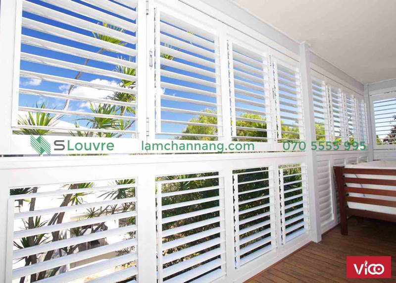 Cửa chớp lam nhôm Cửa chớp nhôm lý tưởng cho không gian sống