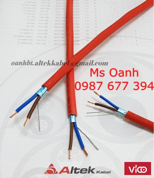 Cáp chống cháy chống nhiễu Altek Kabel Phân phối sỉ lẻ toàn quốc chiết khấu cao