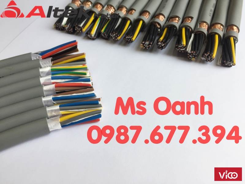 Cáp điều khiển Altek Kabel có bọc chống nhiễu nhập khẩu và phân phối trực tiếp
