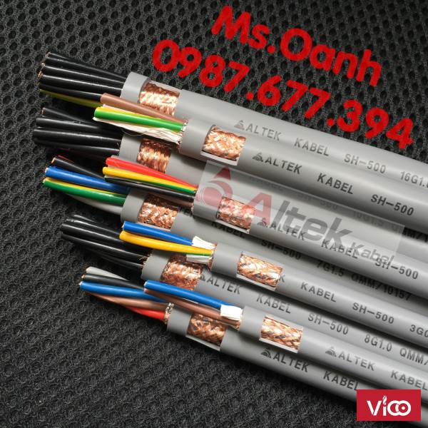Cáp điều khiển Altek Kabel có bọc chống nhiễu nhập khẩu và phân phối trực tiếp