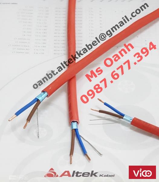 Cáp chống cháy chống nhiễu 2 x 2.5 E