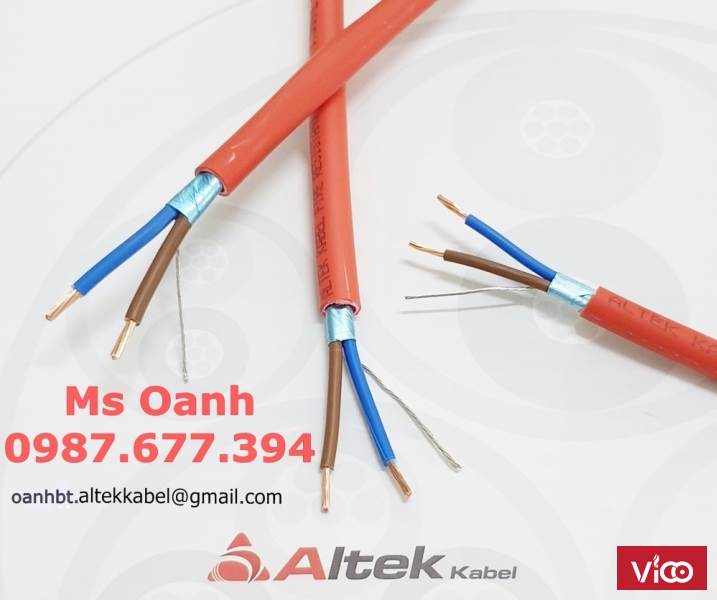 Cáp chống cháy chống nhiễu 2 x 2.5 E