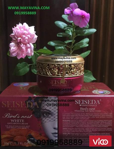 Kem SEISEDA Tổ Yến BIRDS NEST WHITE trị nám, chống lão hoá