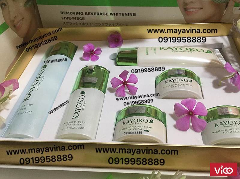 Bộ Mỹ Phẩm Cao Cấp Kayoko Nhật Bản gồm 6 sản phẩm NhẬt Bản