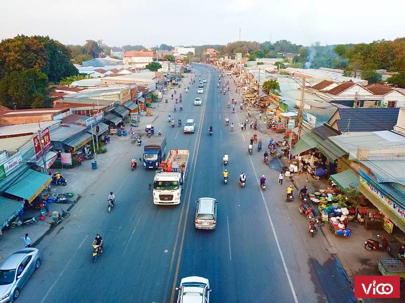 Cần bán lô đất mặt tiền đường QL14 giá chỉ 450 triệu