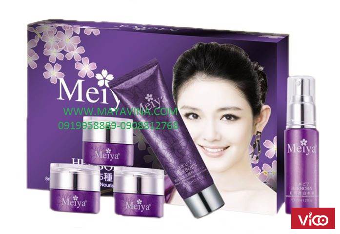 Bộ Mỹ Phẩm Meiya Của Nhật Dưỡng Trắng Trị Nám 5 in 1