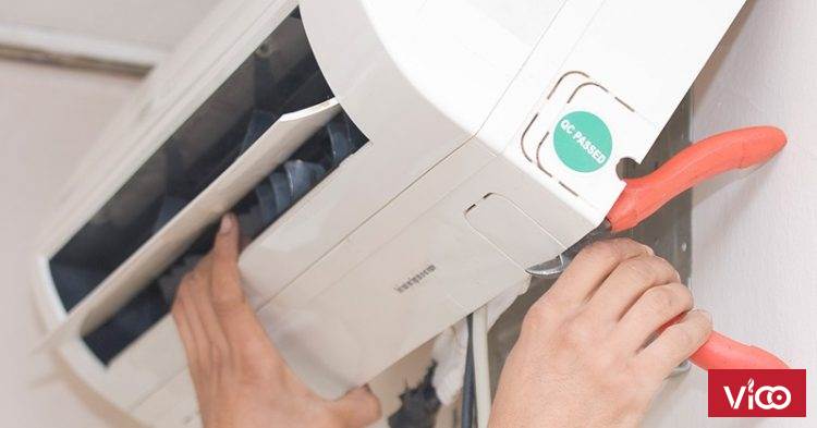 Tháo máy lạnh giá rẻ Cơ điện lạnh Cao Vĩ