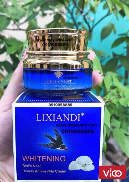Kem LIXIANDI Tổ Yến (BIRDS NEST WHITE) trị nám, chống lão hoá
