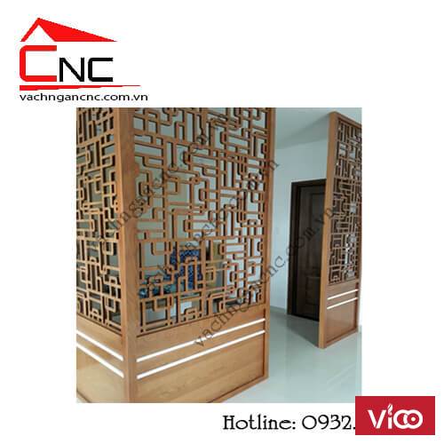 Phòng ngủ Nơi làm đẹp nội thất với vách ngăn bằng gỗ