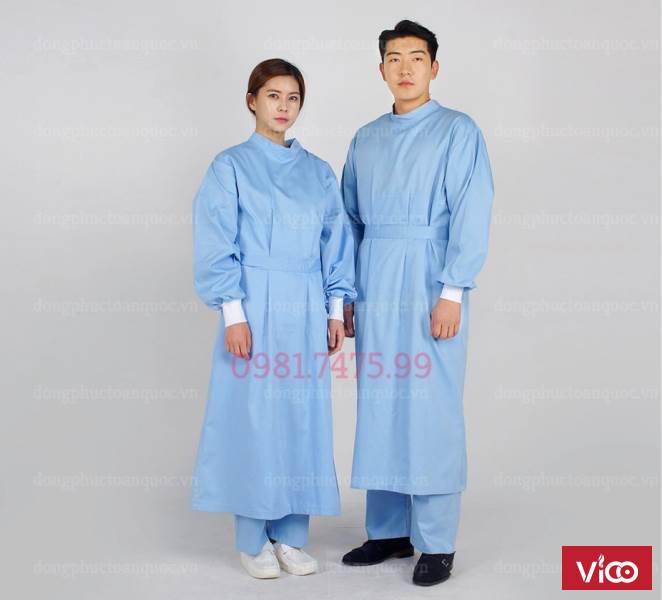 Cong ty may đồng phục phòng mổ chất lượng bền, đẹp, giá rẻ nhất