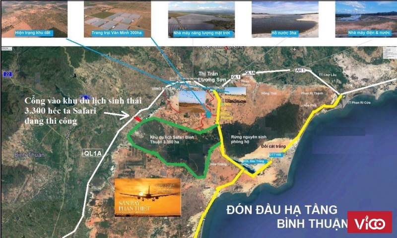 BÌNH THUẬN ĐẤT NỀN CÓ SỔ 1000M2/70TR