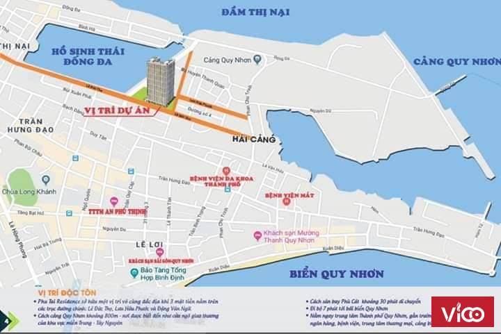 Bán căn hộ 1 phòng ngủ chung cư cao cấp Phú Tài Residence Quy Nhơn