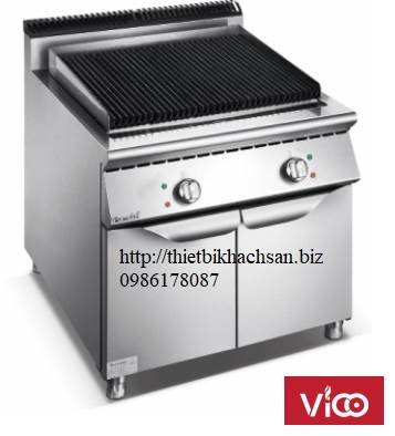 bếp nướng than đá nhân tạo có tủ