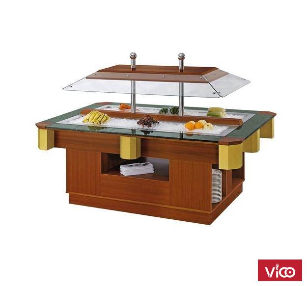 tủ bầy salad bar nhà hàng