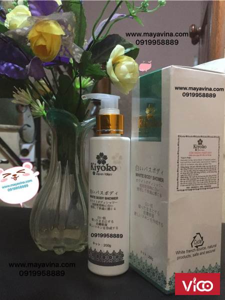 kem tắm trắng da toàn thân kiyoko