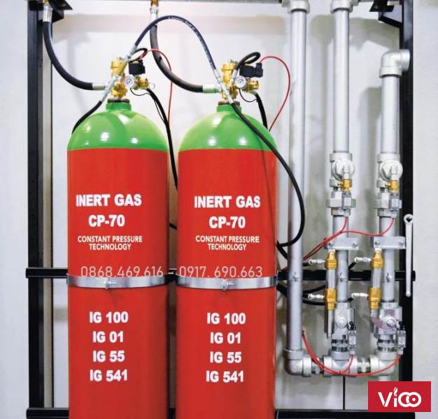 Cung cấp hệ thống chữa cháy khí N2(Nitrogen) bảo hành trọn đời