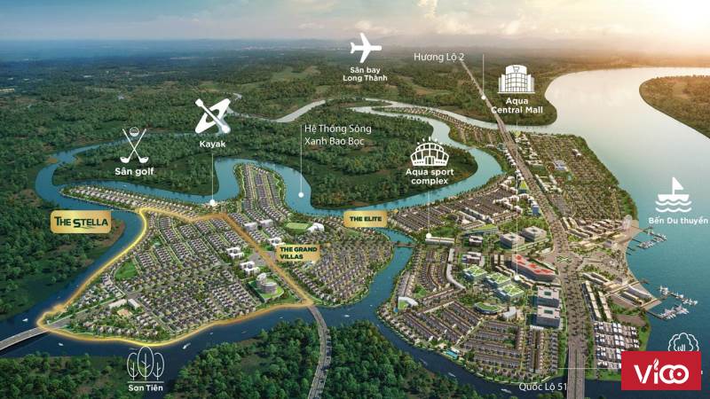 Nhà phô, Biệt thự, Shophouse ven sông The Valencia