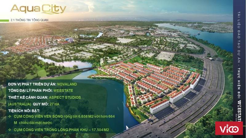 Dự án 1000 ha Nhà phố, Biệt thự ven sông tuyệt đẹp