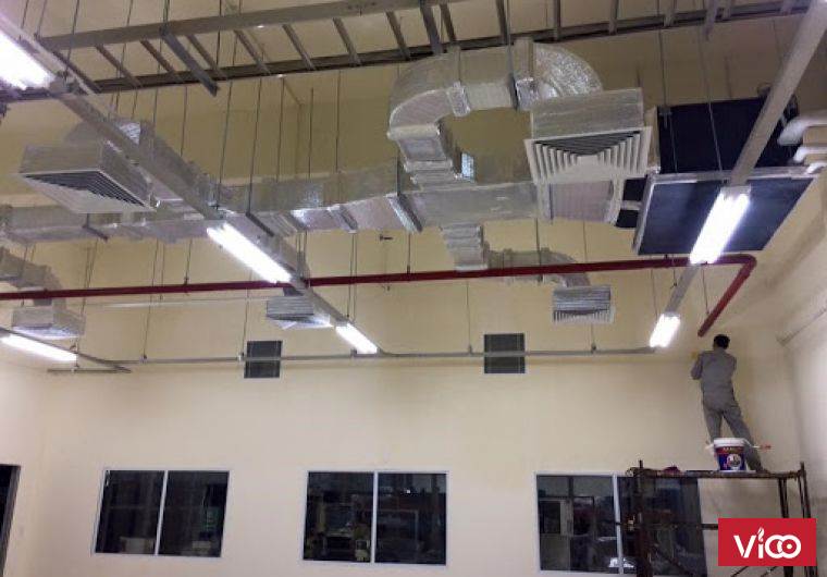 Lắp điều hòa cho nhà máy ở đồng nai Cao Vĩ