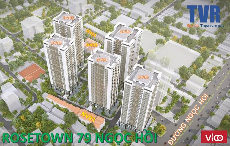 Chính thức mở bán tòa DV2 dự án Rose Town, 79 Ngọc Hồi, Hoàng Mai, Hà Nội