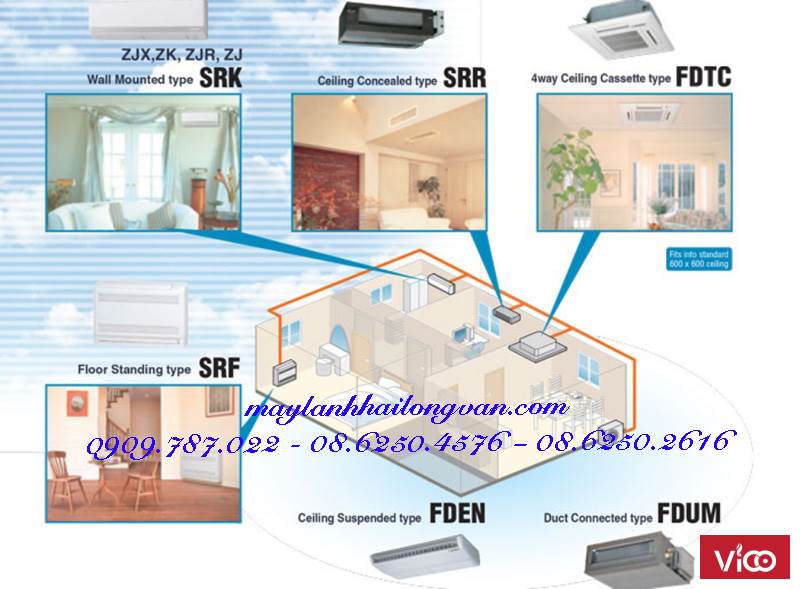 Bán máy lạnh MULTI và chuyên thi công lắp đặt giá rẻ cho các chung cư giá rẻ bao miền Nam