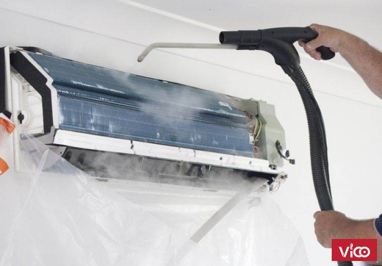 Dịch vụ vệ sinh máy lạnh tận nơi cho nhà hàng Cao Vĩ