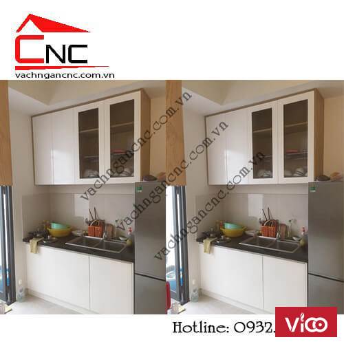 Làm mẫu tủ bếp gỗ công nghiệp đẹp tại Nguyễn OanhGò Vấp