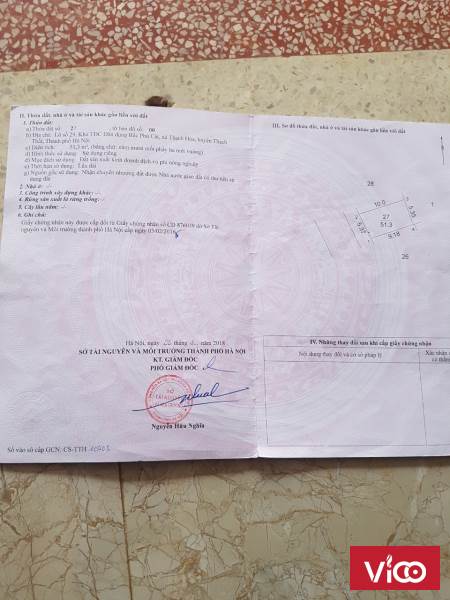 Bán ngôi nhà nhỏ xinh 51m2 tại khu Vip nhất Hòa Lạc