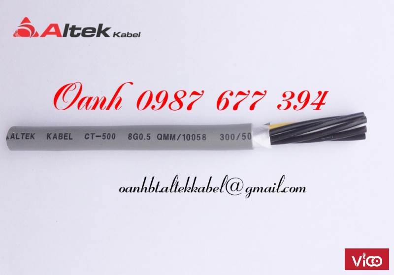 Cáp điều khiển 8 lõi altek kabel