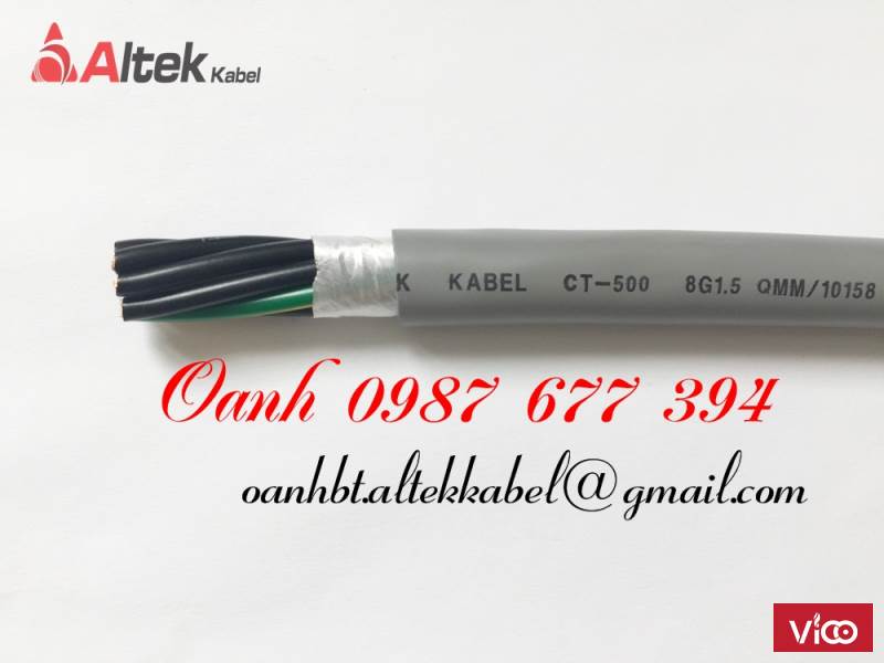 Cáp điều khiển 8 lõi altek kabel