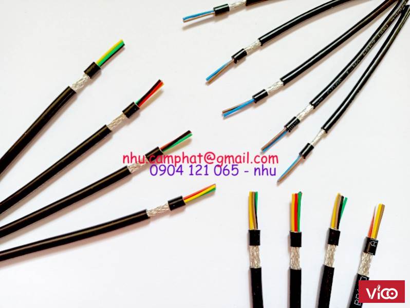 Cáp tín hiệu bọc lưới chống nhiễu 100% đồng 0.22mm2