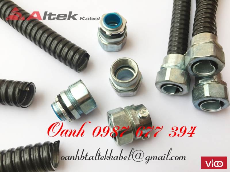 Ống ruột gà lõi thép bọc nhựa/ Ống kẽm đàn hồi