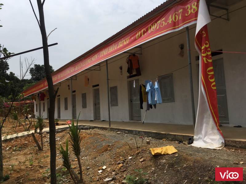 Bán dãy trọ 8 phòng với giá 900k/m2 sát khu công nghiệp Lương Sơn