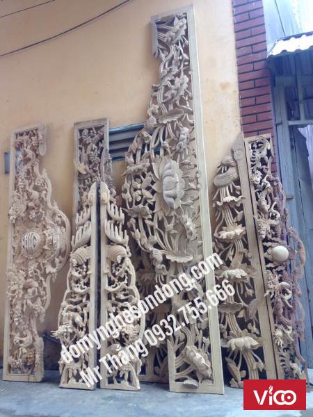 Mẫu cửa võng thờ gỗ đẹp cho tư gia, nhà thờ họ