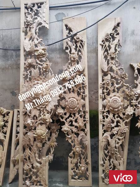 Mẫu cửa võng thờ gỗ đẹp cho tư gia, nhà thờ họ