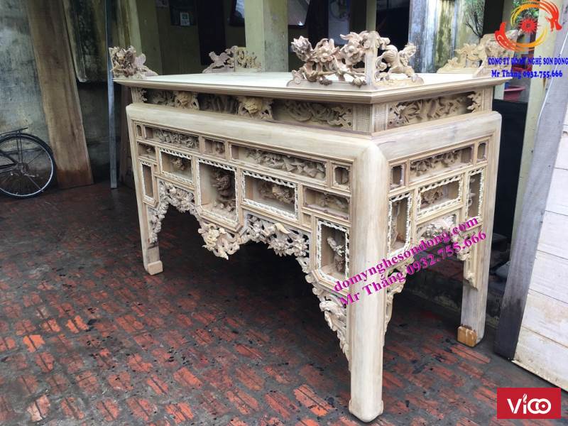 Mẫu bàn thờ đẹp gia gian thờ tư gia