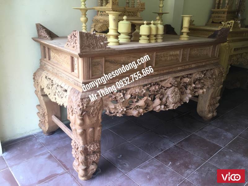 Mẫu bàn thờ đẹp gia gian thờ tư gia