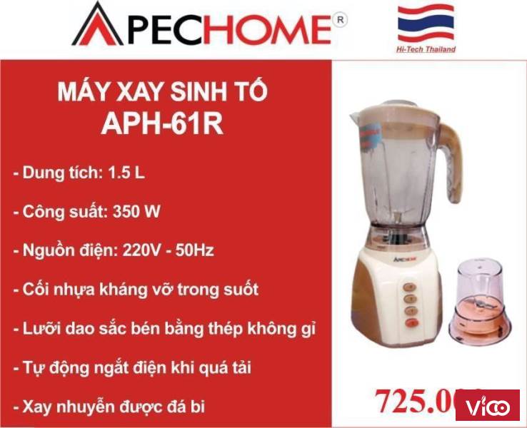 Ấm siêu tốc APH61R Điện máy Thành Đạt