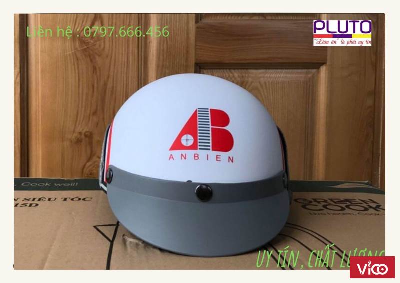 Mũ bảo hiểm in logo quà tặng