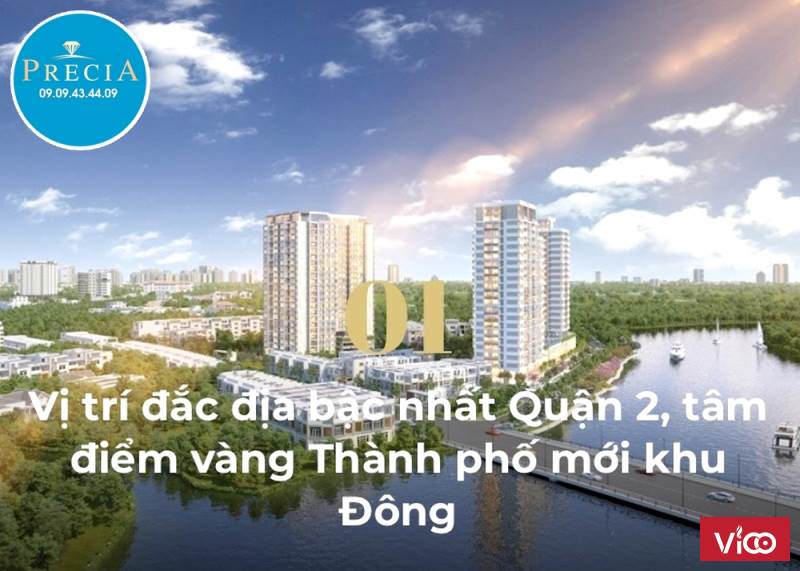 MỞ BÁN CĂN HỘ PRECIA QUẬN 2 HOTLINE 0909434409