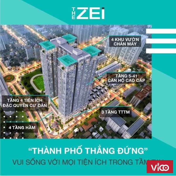 Dự án Chung Cư cao cấp THE ZEI Mỹ Đình