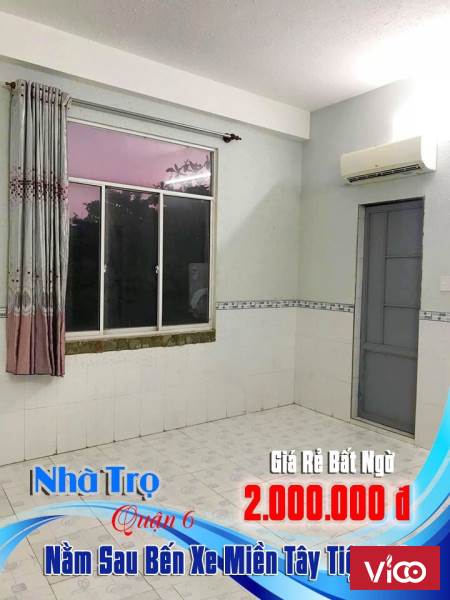 Phòng Trọ Bình Tân Giá Rẻ Gần Bến Xe Miền Tây Quận 6