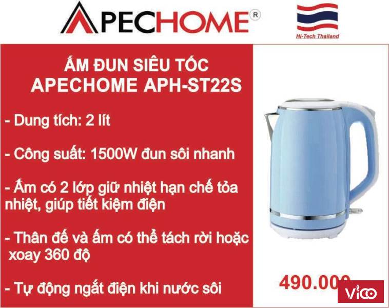 Thành Đạt bán Ấm siêu tốc APHST22S 0902809949