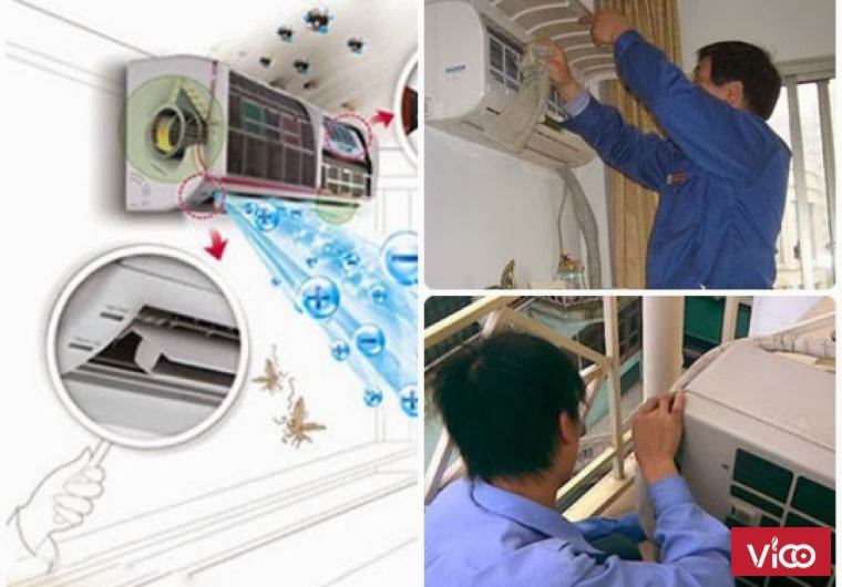 Bảo dưỡng điều hòa tại nhà giá rẻ Bình Dương Cao Vĩ