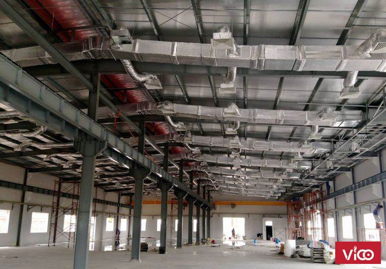 Thi công lắp đặt hệ thống máy lạnh Cơ điện lạnh Cao Vĩ