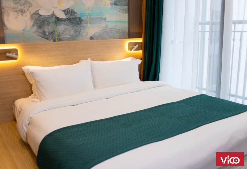 Cho thuê căn hộ vinhome Greenbay 1 ngủ, đầy đủ tiện nghi