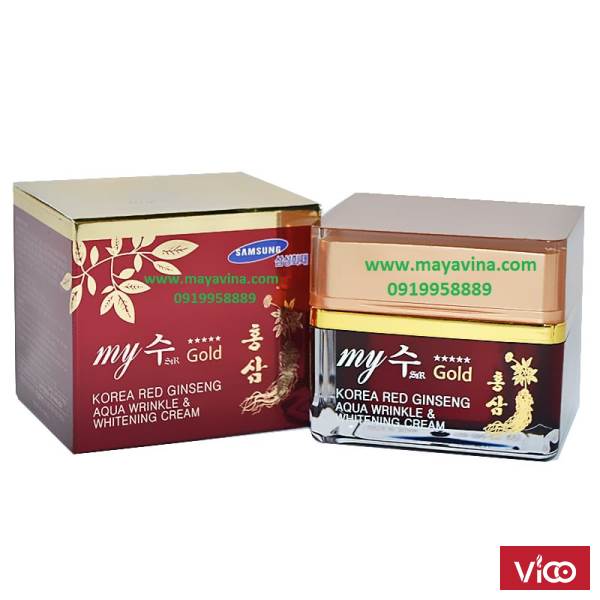 Kem Dưỡng Trắng Da Hồng Sâm My Gold Hàn Quốc