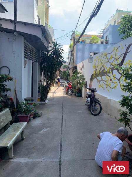 Nhà bán 2MT Hẻm XH xóm đất p8 quận q11
