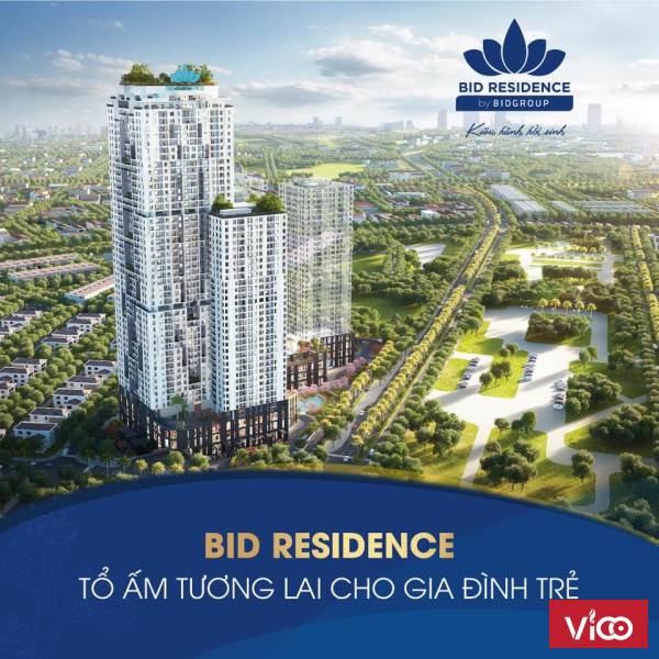 BID Residence Mở Bán Quỹ Căn 2PN lớn nhất Hà Đông